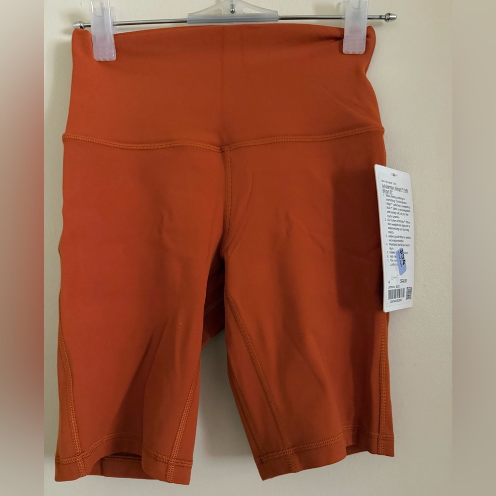 NWT Size 4 Lululemon ALIGN HR shorts 6" BUOJ